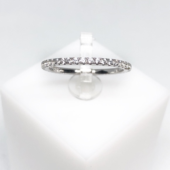 🤍💍Sterling silver pave band - Picture 3 of 5